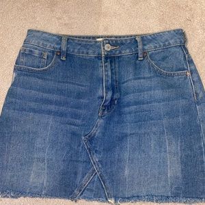 pacsun denim skirt